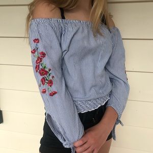Hollister Stripped Top